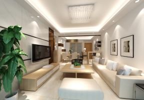 家庭客廳燈具 簡約現(xiàn)代裝修效果圖