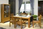 现代风格实木家具餐厅餐桌效果欣赏