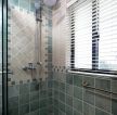 美式乡村风格样板房室内淋浴房装修效果图片