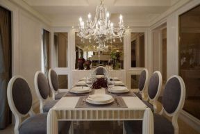 豪华欧式餐厅餐桌椅子装修效果图片