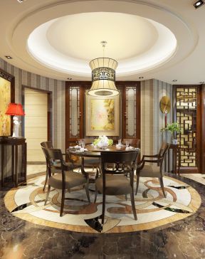 餐廳背景墻設(shè)計(jì) 中式風(fēng)格設(shè)計(jì)裝修效果圖片