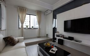 現(xiàn)代簡約客廳電視背景墻 小戶型房的裝修