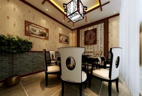小型餐廳設(shè)計(jì)圖片 中式風(fēng)格裝修效果圖餐廳