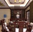 中式家装室内餐桌设计效果图