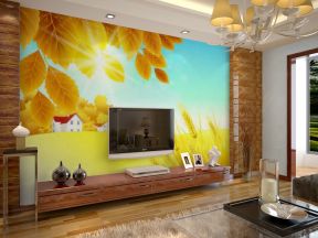 现代风格墙纸 现代室内装修效果图
