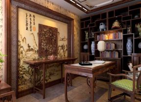 中式書房家裝 房子中式風格裝修效果圖