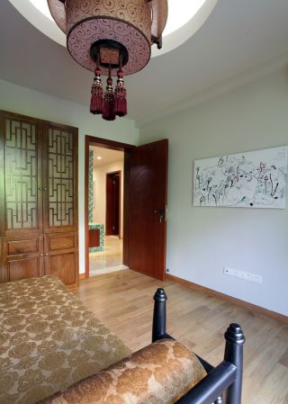 新中式风格卧室门装修设计图片