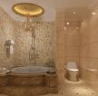 欧式浴室台阶浴缸装修效果图片