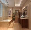 现代欧式浴室浴缸装修效果图片