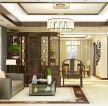 中式家装客厅设计玄关装修效果图片