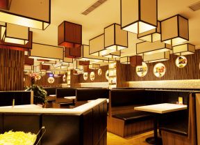 现代简约风格设计小型西餐厅效果图片