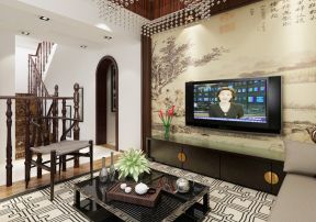 中式风格客厅装修图 农村小型别墅图片