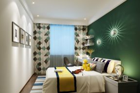 女生卧室创意家居设计 背景墙装饰装修效果图片