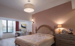 房子卧室 纯色壁纸装修效果图片