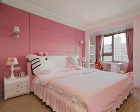 现代家居粉色卧室装修效果图欣赏