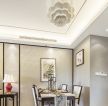 中式小型家庭餐厅吸顶灯装修效果图片大全