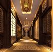 中式酒店走廊设计元素