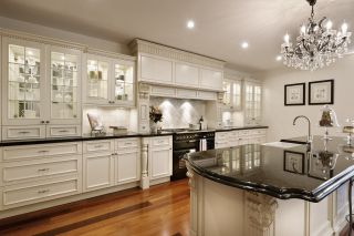 厨房古典橱柜装修实景图片