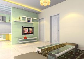 小户型室内 小户型电视墙设计效果图