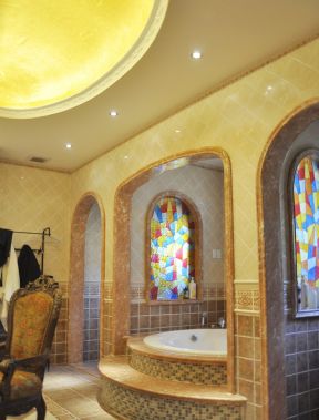 卫生间浴缸 欧式古典风格装修
