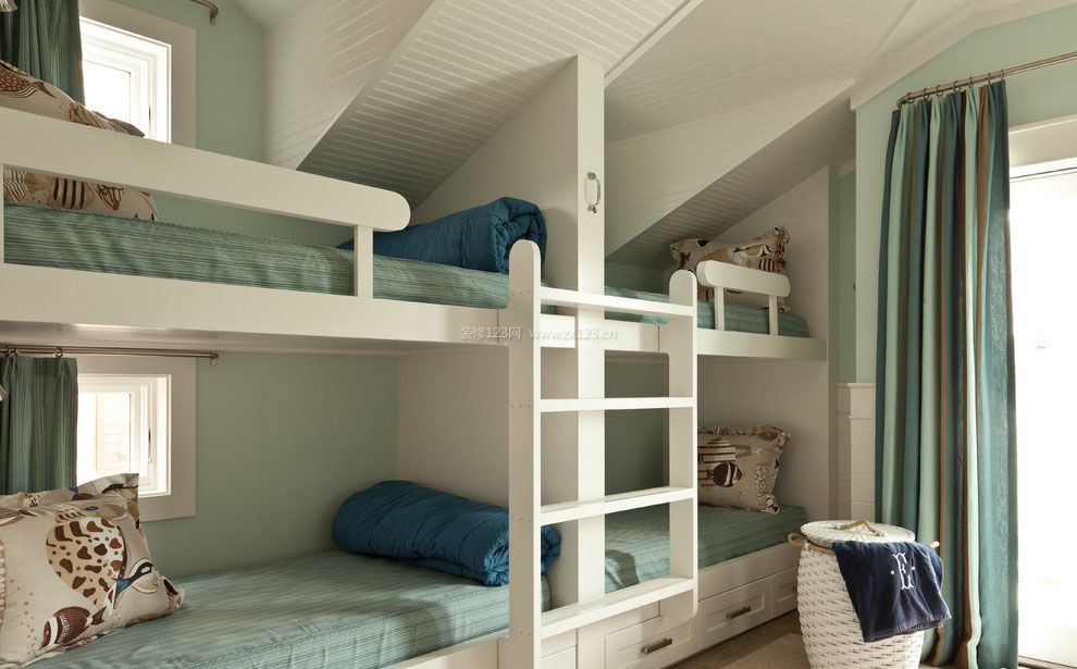 高低床卧室裝修设计效果图片