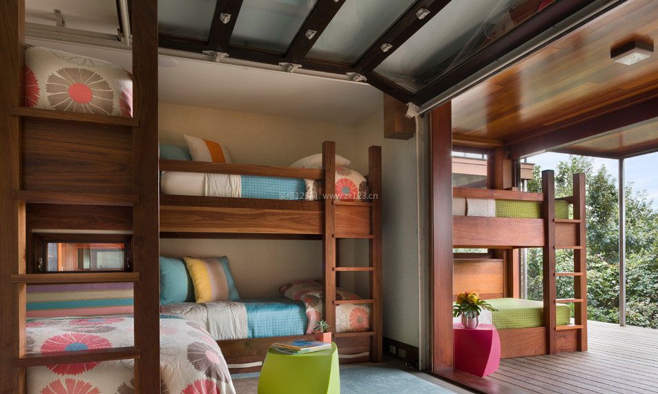 高低床卧室设计裝修效果图2023图片