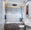 现代家装设计卫生间浴缸效果图