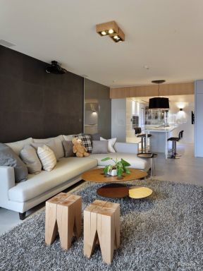 小户型客厅家装设计  小户型客厅沙发摆放