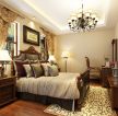 美式风格小别墅设计卧室实木地板效果图片