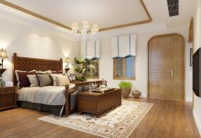 美式风格室内别墅设计实木地板效果图