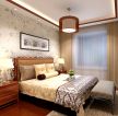 中式简约风格小房间卧室布置装修效果图片