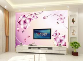 现代风格室内流行电视背景墙效果图