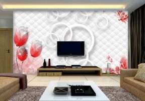 现代风格室内流行电视背景墙装饰