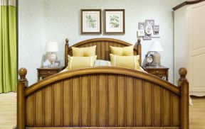 美式风格小房间卧室布置装修效果图片