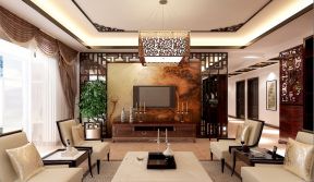 中式家裝客廳設(shè)計(jì) 中式家居裝修效果圖片