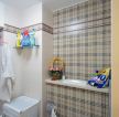 一室一厅小户型卫生间瓷砖颜色装修效果图片