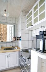 一室一厅小户型厨房瓷砖装修效果图