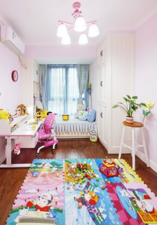 田园小户型装修儿童房颜色效果图片