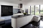 现代简约主义风格开放式厨房设计图片2023