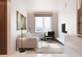 30平米小客厅 现代简约家装电视墙