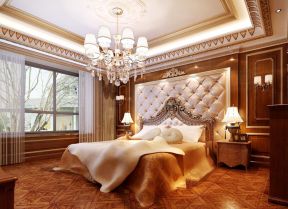 欧式古典风格别墅 欧式卧室设计效果图