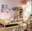 最新儿童房实木单人床装修效果图片