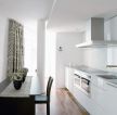 白色简约风格40平米小户型厨房装修效果图