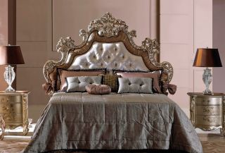 欧式古典风格小户型白色女生卧室装修效果图片