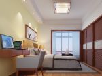 现代中式风格宜家家居卧室装修效果图片2023