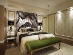现代新古典卧室床缦装修效果图片
