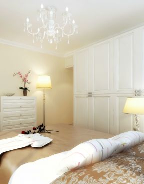 现代欧式风格设计女生卧室装饰品装修效果图