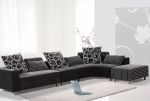 现代样板房客厅布艺沙发装修效果图片案例