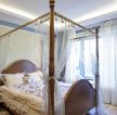 东南亚风格卧室床装修设计效果图