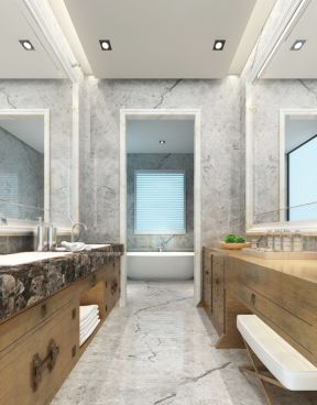 复式家居 浴室柜装修效果图片